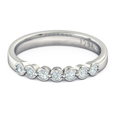 Fiducia Women's Wedding Band in Platinum 950