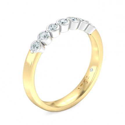 Fiducia Women's Wedding Band in 18kt Yellow Gold AU - Main View