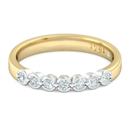 Fiducia Women's Wedding Band in 18kt Yellow Gold AU
